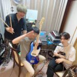 スタジオで初セッション！